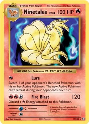 Ninetales - 15/108 (XY Evolutions) 15 - Deck Exclusives - Poke-Collect