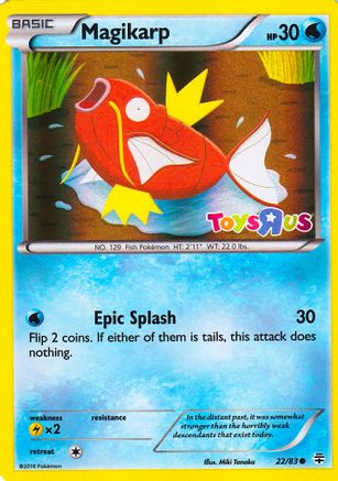 Magikarp - 22/83 (Toys R Us Promo) 22 - Miscellaneous Cards & Products Holofoil - Poke-Collect