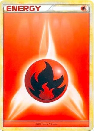 Fire Energy (2010 Unnumbered HGSS Style Non-Holo) - League & Championship Cards - Poke-Collect