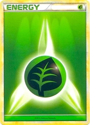 Grass Energy (2010 Unnumbered HGSS Style Non-Holo) - League & Championship Cards - Poke-Collect