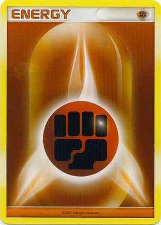 Fighting Energy (2007 Unnumbered D/P Style Non-Holo) - League & Championship Cards - Poke-Collect