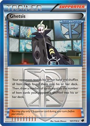 Ghetsis - 101/116 (BW Plasma Freeze) 101 - Deck Exclusives - Poke-Collect