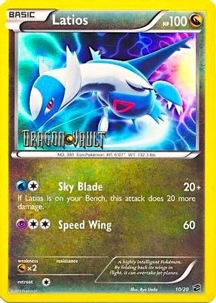 Latios - 10/20 (Dragon Vault) 10 - Blister Exclusives Holofoil - Poke-Collect