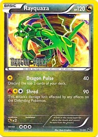 Rayquaza - 11/20 (Dragon Vault) 11 - Blister Exclusives Holofoil - Poke-Collect