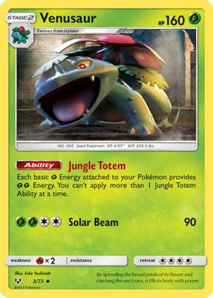 Venusaur 3/73 - Shining Legends - Poke-Collect