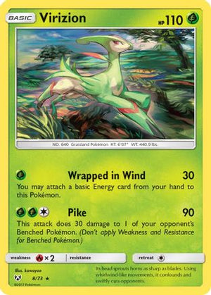 Virizion 8/73 - Shining Legends Holofoil - Poke-Collect