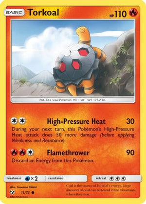 Torkoal 11/73 - Shining Legends - Poke-Collect