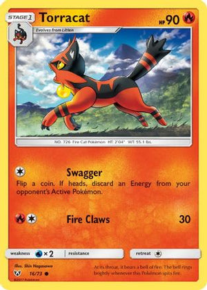 Torracat 16/73 - Shining Legends - Poke-Collect