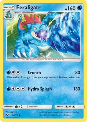 Feraligatr 20/73 - Shining Legends Reverse Holofoil - Poke-Collect