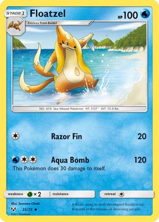 Floatzel 23/73 - Shining Legends - Poke-Collect