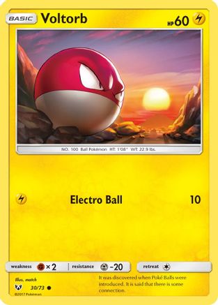 Voltorb 30/73 - Shining Legends - Poke-Collect