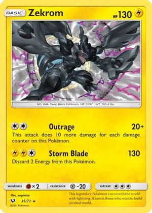 Zekrom 35/73 - Shining Legends Holofoil - Poke-Collect