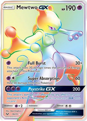 Mewtwo GX (Secret) 76/73 - Shining Legends Holofoil - Poke-Collect