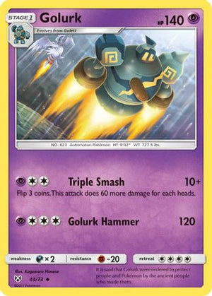 Golurk 44/73 - Shining Legends - Poke-Collect
