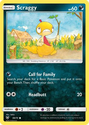 Scraggy 50/73 - Shining Legends - Poke-Collect