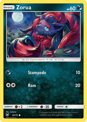 Zorua 52/73 - Shining Legends - Poke-Collect