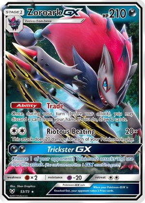 Zoroark-GX 53/73 - Shining Legends Holofoil - Poke-Collect