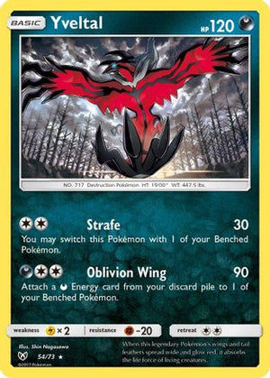 Yveltal 54/73 - Shining Legends Reverse Holofoil - Poke-Collect