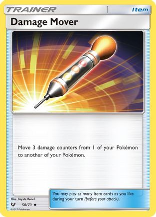 Damage Mover 58/73 - Shining Legends - Poke-Collect