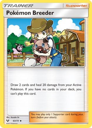 Pokémon Breeder 63/73 - Shining Legends - Poke-Collect