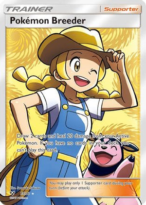 Pokemon Breeder (Full Art) 73/73 - Shining Legends Holofoil - Poke-Collect