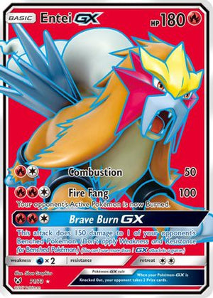Entei-GX 71/73 - Shining Legends Holofoil - Poke-Collect