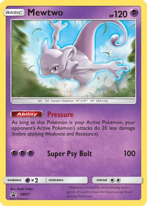 Mewtwo SM77/248 - SM Black Star Promos Holofoil - Poke-Collect