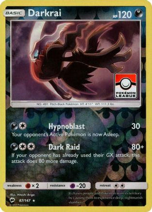 Darkrai - 87/147 (Pokemon League) 87 - League & Championship Cards Reverse Holofoil