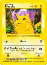 Pikachu (Red Cheeks) 58 - Base Set Shadowless Unlimited - Poke-Collect