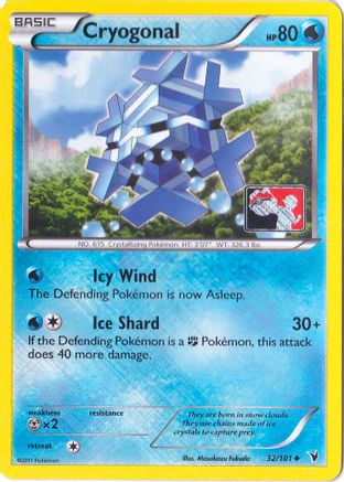 Cryogonal - 32/101 (League Promo) 32 - League & Championship Cards Reverse Holofoil - Poke-Collect
