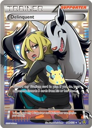 Delinquent - 98b/122 (Full Art) 98b/122 - Alternate Art Promos Holofoil - Poke-Collect