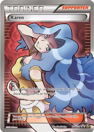 Karen - XY177a XY177a/211 - Alternate Art Promos Holofoil - Poke-Collect