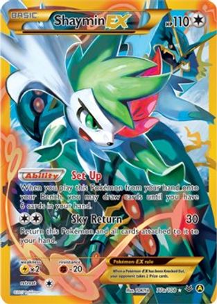 Shaymin-EX 77a/108 - Roaring Skies Holofoil - Poke-Collect