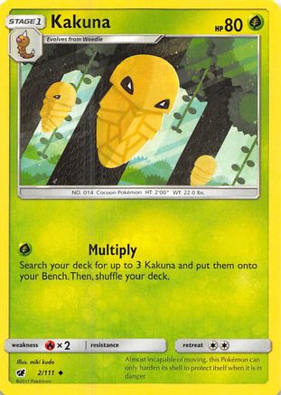 Kakuna 2/111 - SM  Crimson Invasion - Poke-Collect