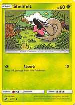 Shelmet 8/111 - SM  Crimson Invasion Reverse Holofoil - Poke-Collect