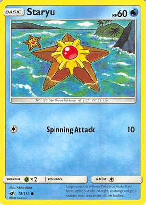 Staryu 15/111 - Crimson Invasion - Poke-Collect