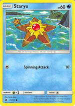 Staryu 15/111 - Crimson Invasion Reverse Holofoil - Poke-Collect