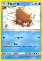 Piloswine 20/111 - SM  Crimson Invasion Reverse Holofoil - Poke-Collect