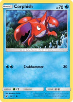 Corphish 24/111 - SM  Crimson Invasion Reverse Holofoil - Poke-Collect
