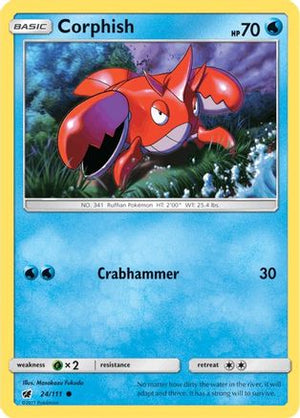 Corphish 24/111 - SM  Crimson Invasion - Poke-Collect