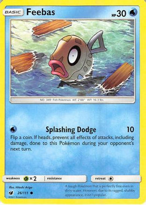 Feebas 26/111 - SM  Crimson Invasion - Poke-Collect