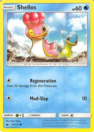 Shellos 29/111 - Crimson Invasion Reverse Holofoil - Poke-Collect