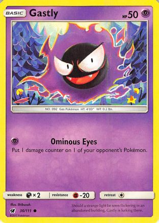 Gastly 36/111 - SM  Crimson Invasion - Poke-Collect