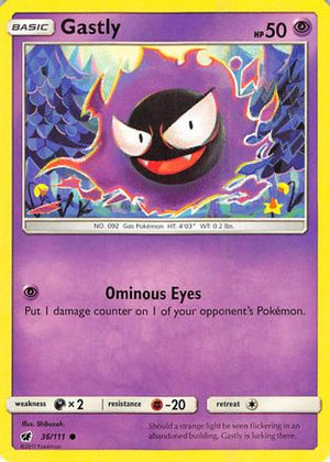Gastly 36/111 - SM  Crimson Invasion - Poke-Collect