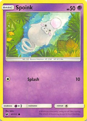 Spoink 41/111 - Crimson Invasion - Poke-Collect