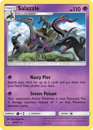Salazzle 47/111 - Crimson Invasion Reverse Holofoil - Poke-Collect