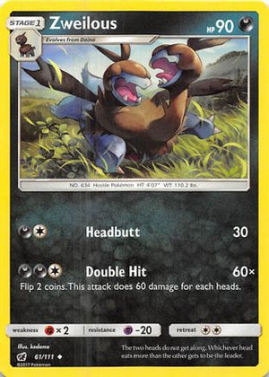 Zweilous 61/111 - Crimson Invasion - Poke-Collect