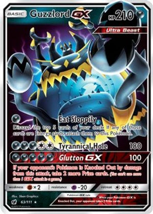 Guzzlord-GX 63/111 - Crimson Invasion Holofoil - Poke-Collect