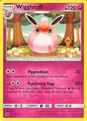 Wigglytuff 72/111 - Crimson Invasion Reverse Holofoil - Poke-Collect