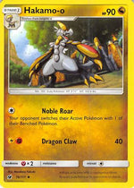Hakamo-o 76/111 - SM  Crimson Invasion Reverse Holofoil - Poke-Collect